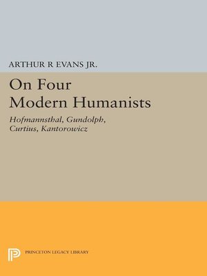 cover image of On Four Modern Humanists